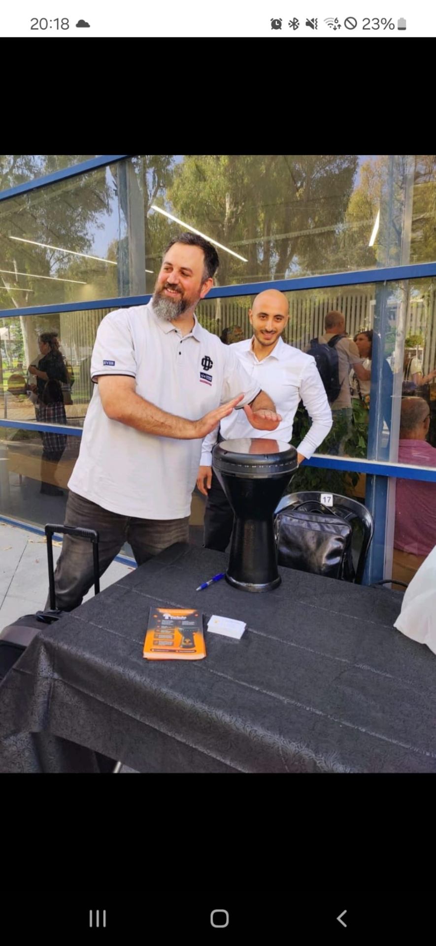 MusicTech Innovation Lab — iDarbuka on stage